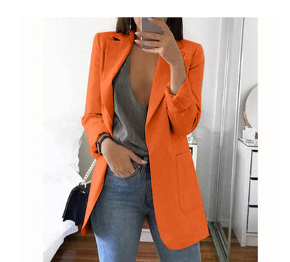 Lapel Slim Cardigan Temperament Blazer