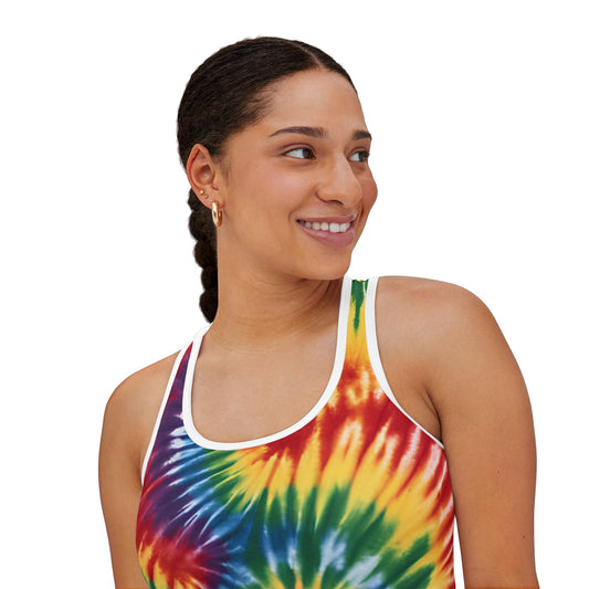 Tie-Dye Tank Top - Women's Casual Summer Tee