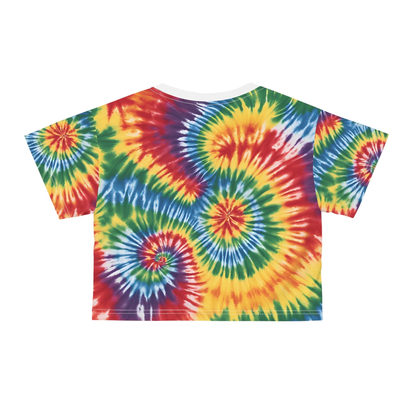 Tie-Dye Crop Tee for Women