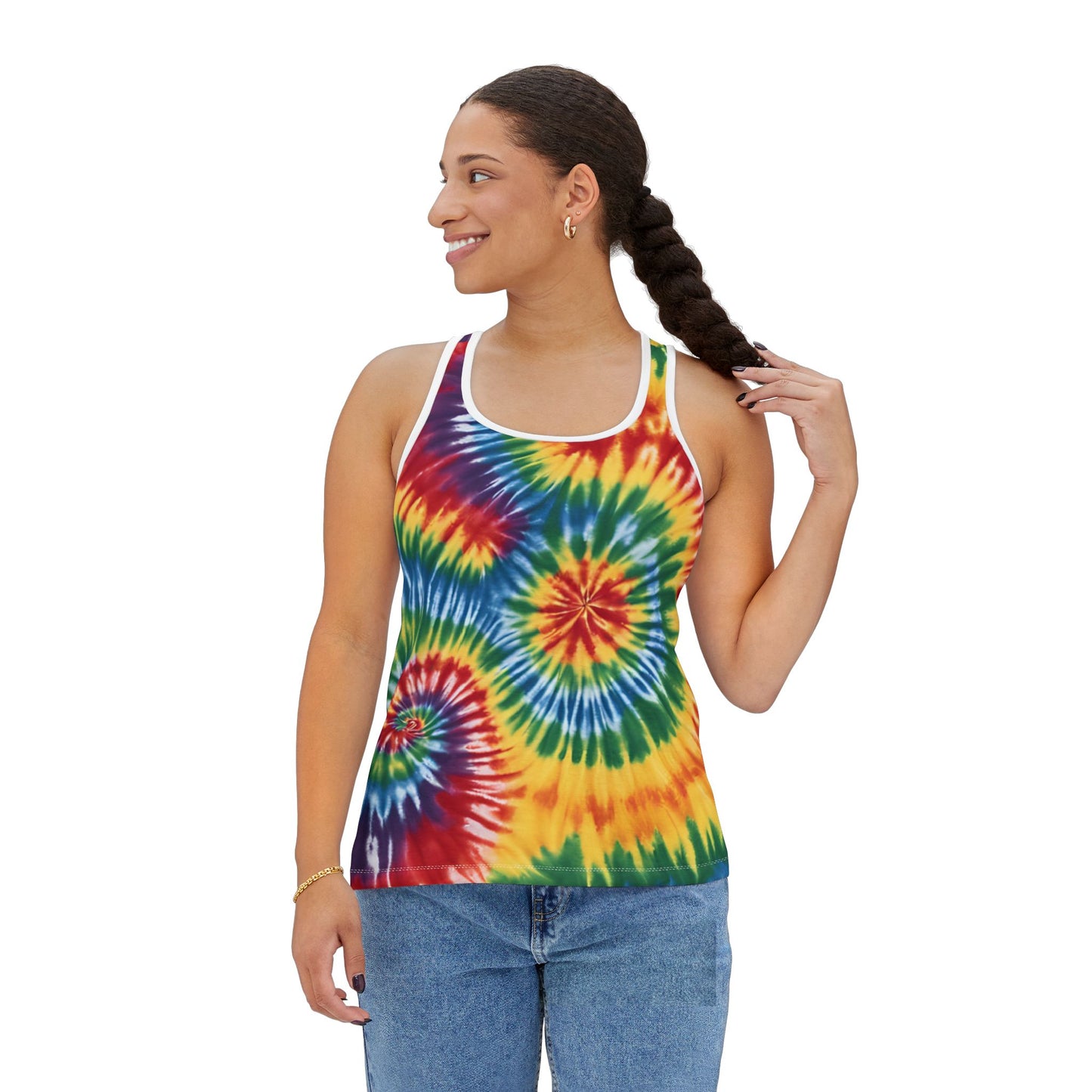 Tie-Dye Tank Top - Women's Casual Summer Tee