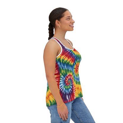 Tie-Dye Tank Top - Women's Casual Summer Tee