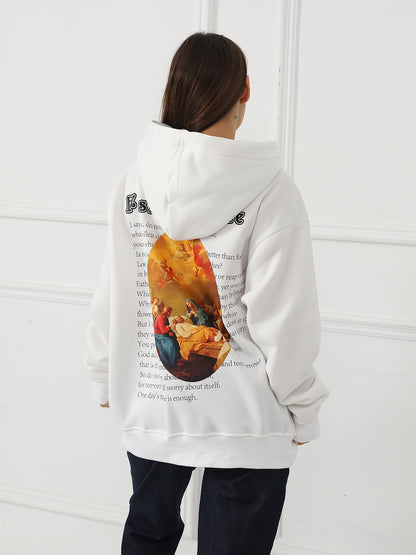 Women's Fashionable Casual Printed Long Sleeved Sweatshirt