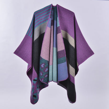 Autumn And Winter Scarf Versatile Lattice Ladies Travel Shawl