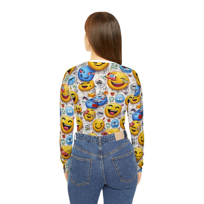 Emoji Overload V-neck Shirt