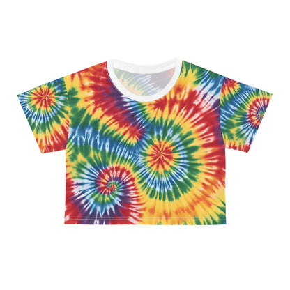 Tie-Dye Crop Tee for Women