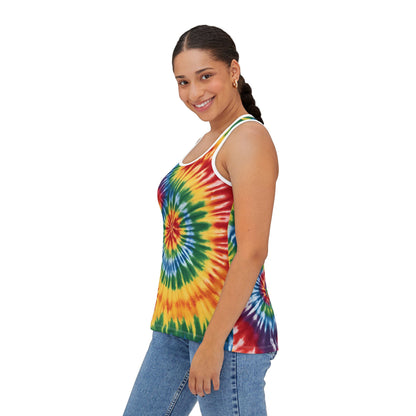 Tie-Dye Tank Top - Women's Casual Summer Tee