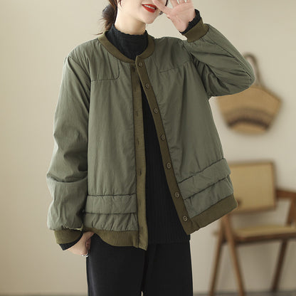 Retro Cotton Padded Thickened Cotton-padded Jacket Short Coat