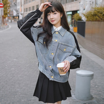 Retro niche design street style casual top