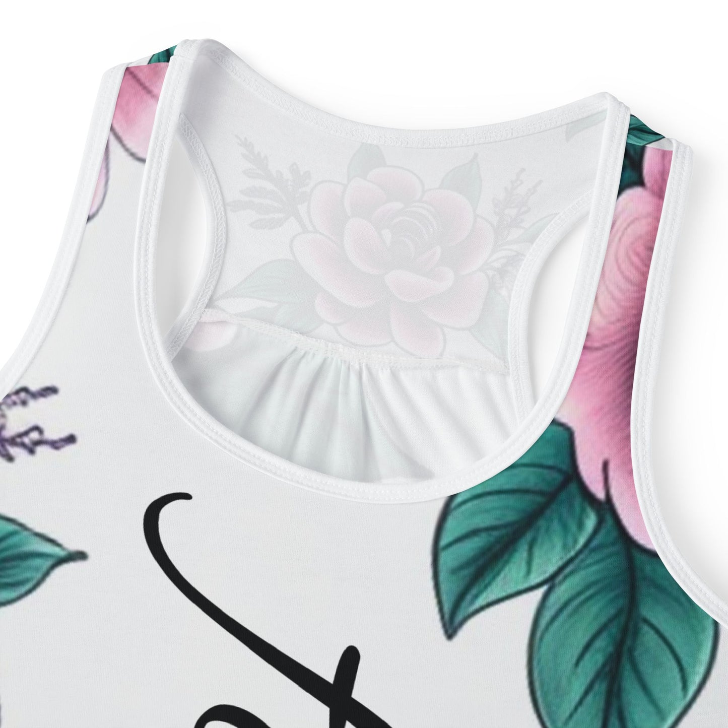 Flower & Faith Racerback Tank Top