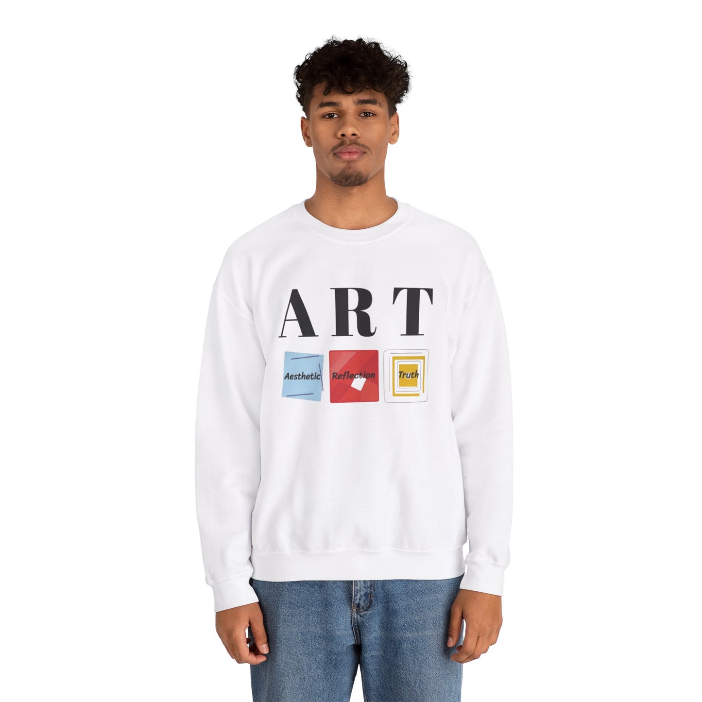 Art Crewneck Sweatshirt - Men’s Heavy Blend™