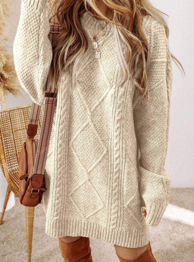 Winter New Loose And Lazy Style Dress Sweater