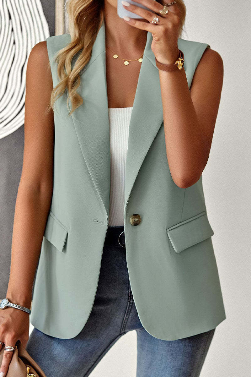 Suit Jacket Women's Loose Temperament Commuter Sleeveless Suit Vest