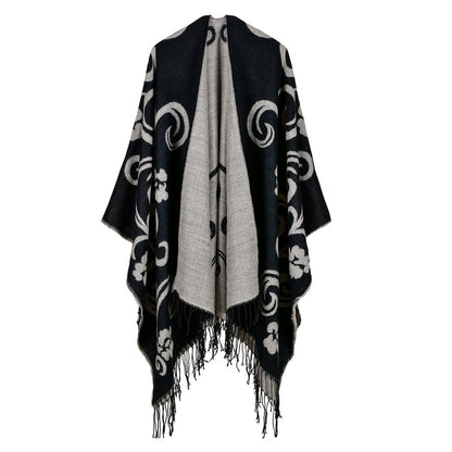 Autumn And Winter Scarf Versatile Lattice Ladies Travel Shawl