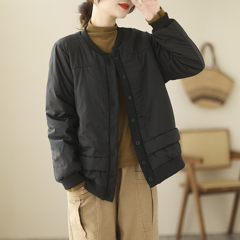 Retro Cotton Padded Thickened Cotton-padded Jacket Short Coat